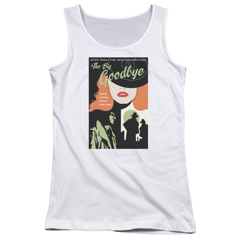 Star Trek/tng Season 1 Episode 12-juniors Tank Top-white