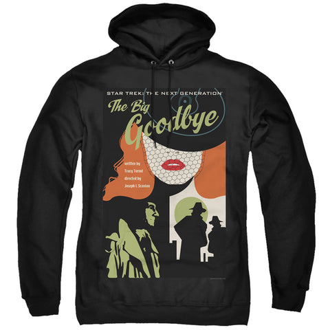Star Trek/tng Season 1 Episode 12-adult Pull-over Hoodie-black