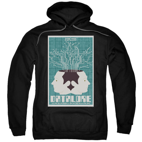 Star Trek/tng Season 1 Episode 13-adult Pull-over Hoodie-black