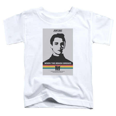 Star Trek/tng Season 1 Episode 17-s/s Toddler Tee-white