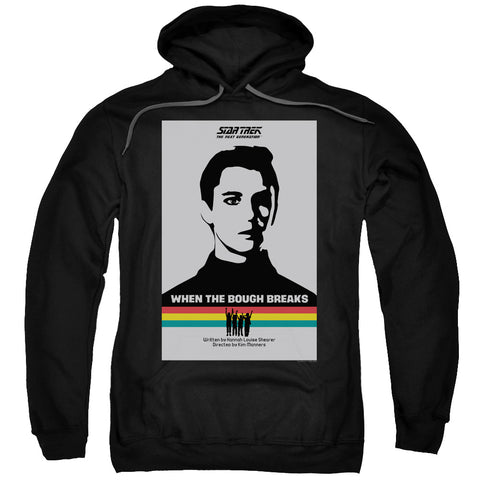 Star Trek/tng Season 1 Episode 17-adult Pull-over Hoodie-black