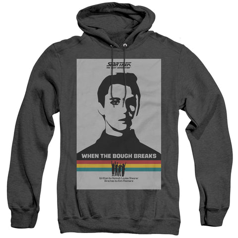 Star Trek/tng Season 1 Episode 17-adult Heather Hoodie-black