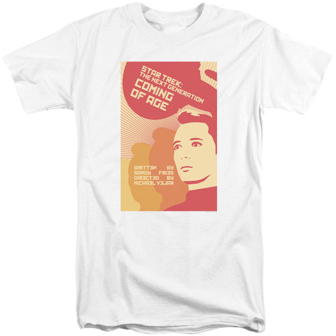 Star Trek/tng Season 1 Episode 19-s/s Adult Tall 18/1-white