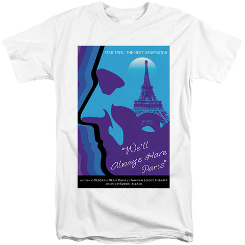 Star Trek/tng Season 1 Episode 24-s/s Adult Tall 18/1-white