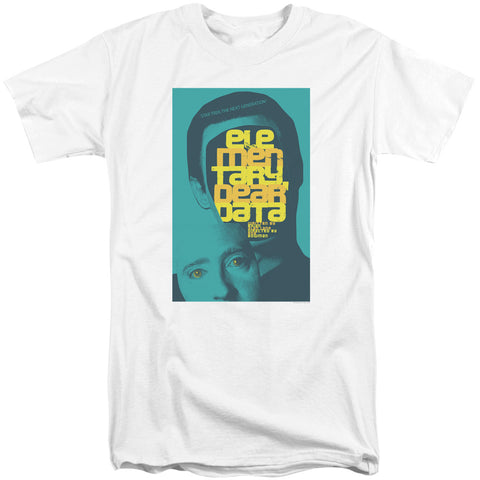 Star Trek/tng Season 2 Episode 3-s/s Adult Tall 18/1-white