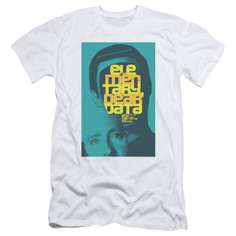 Star Trek/tng Season 2 Episode 3-s/s Adult 30/1-white