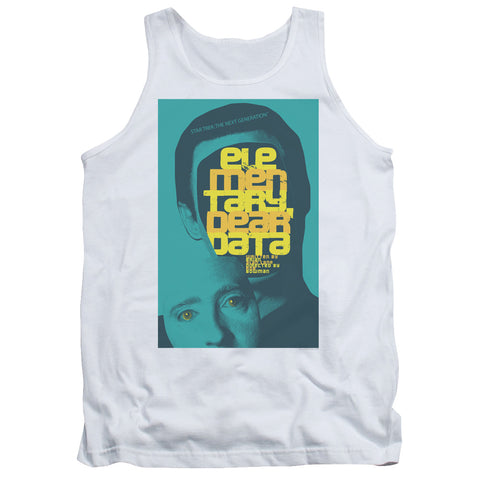 Star Trek/tng Season 2 Episode 3-adult Tank-white