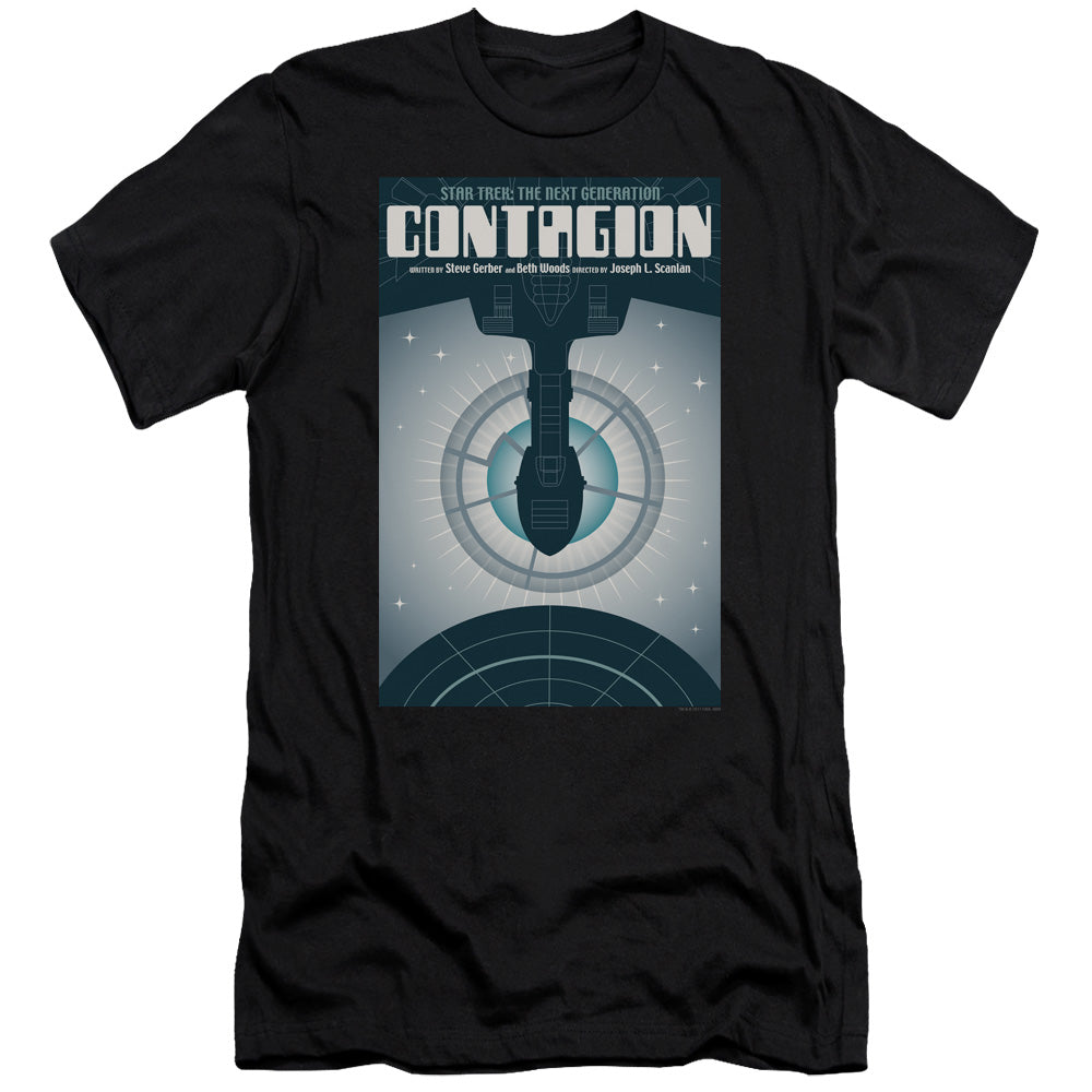 Star Trek/tng Season 2 Episode 11-premuim Canvas Adult Slim Fit 30/1-black