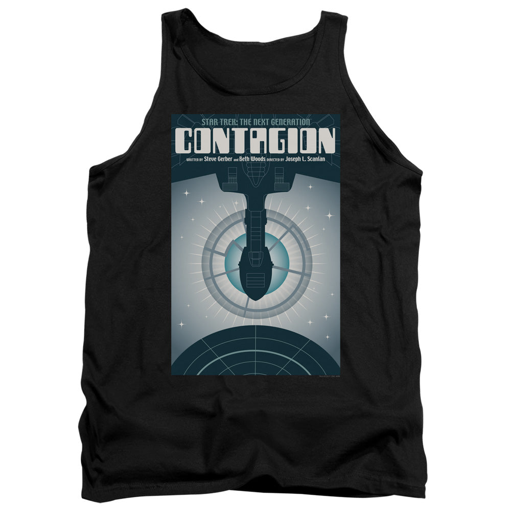 Star Trek/tng Season 2 Episode 11-adult Tank-black