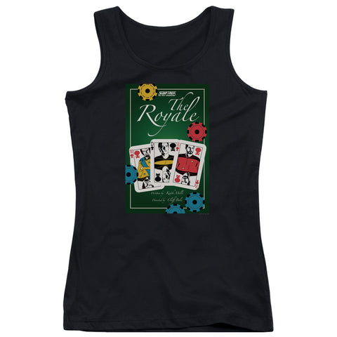 Star Trek/tng Season 2 Episode 12-juniors Tank Top-black