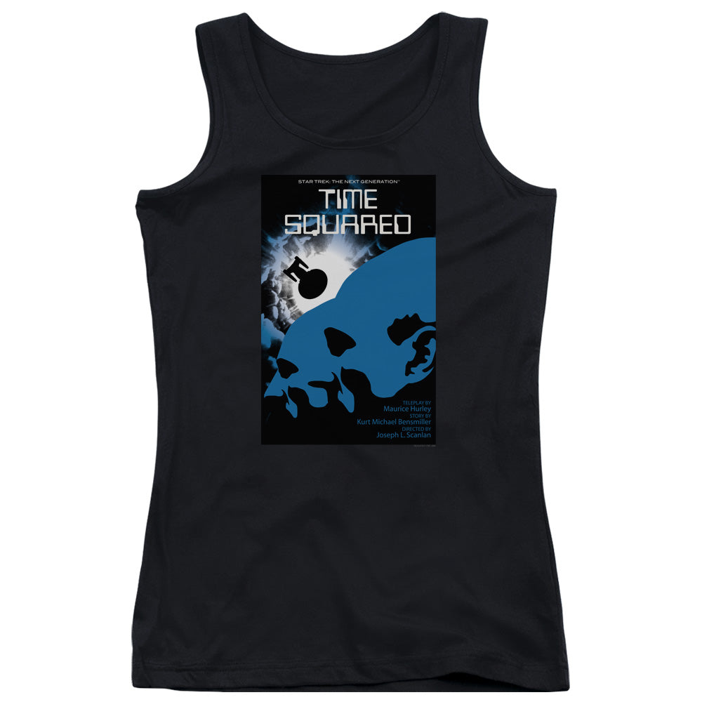 Star Trek/tng Season 2 Episode 13-juniors Tank Top-black