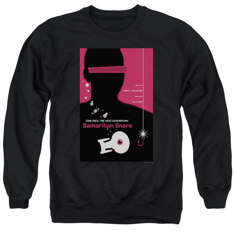 Star Trek/tng Season 2 Episode 17-adult Crewneck Sweatshirt-black