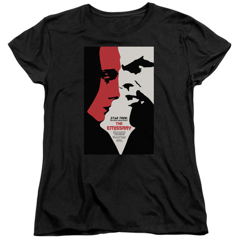Star Trek/tng Season 2 Episode 20-s/s Womens Tee-black