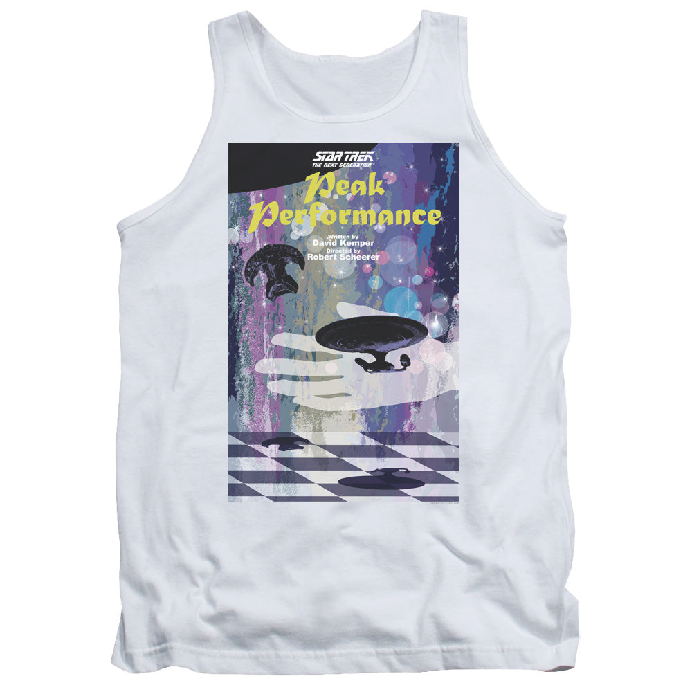 Star Trek/tng Season 2 Episode 21-adult Tank-white