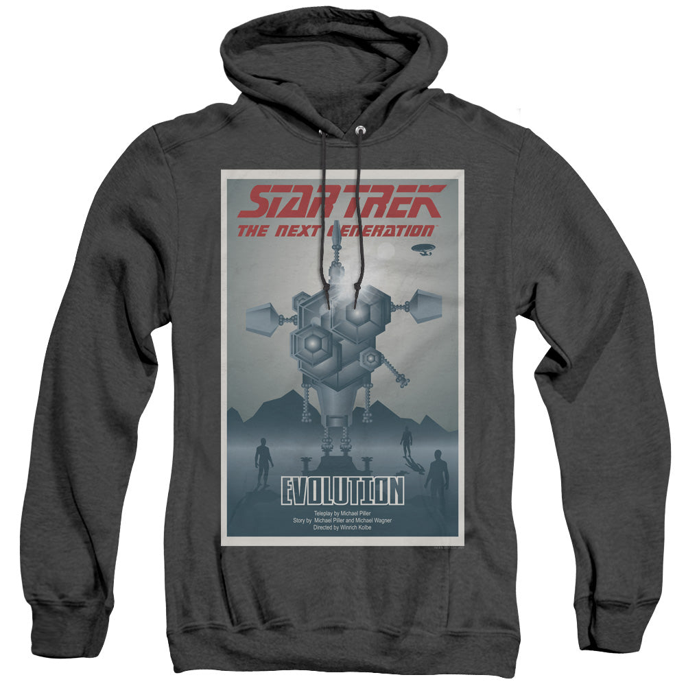 Star Trek/tng Season 3 Episode 1-adult Heather Hoodie-black