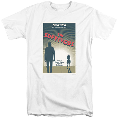 Star Trek/tng Season 3 Episode 3-s/s Adult Tall 18/1-white