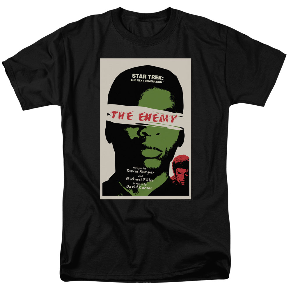 Star Trek/tng Season 3 Episode 7-s/s Adult 18/1-black