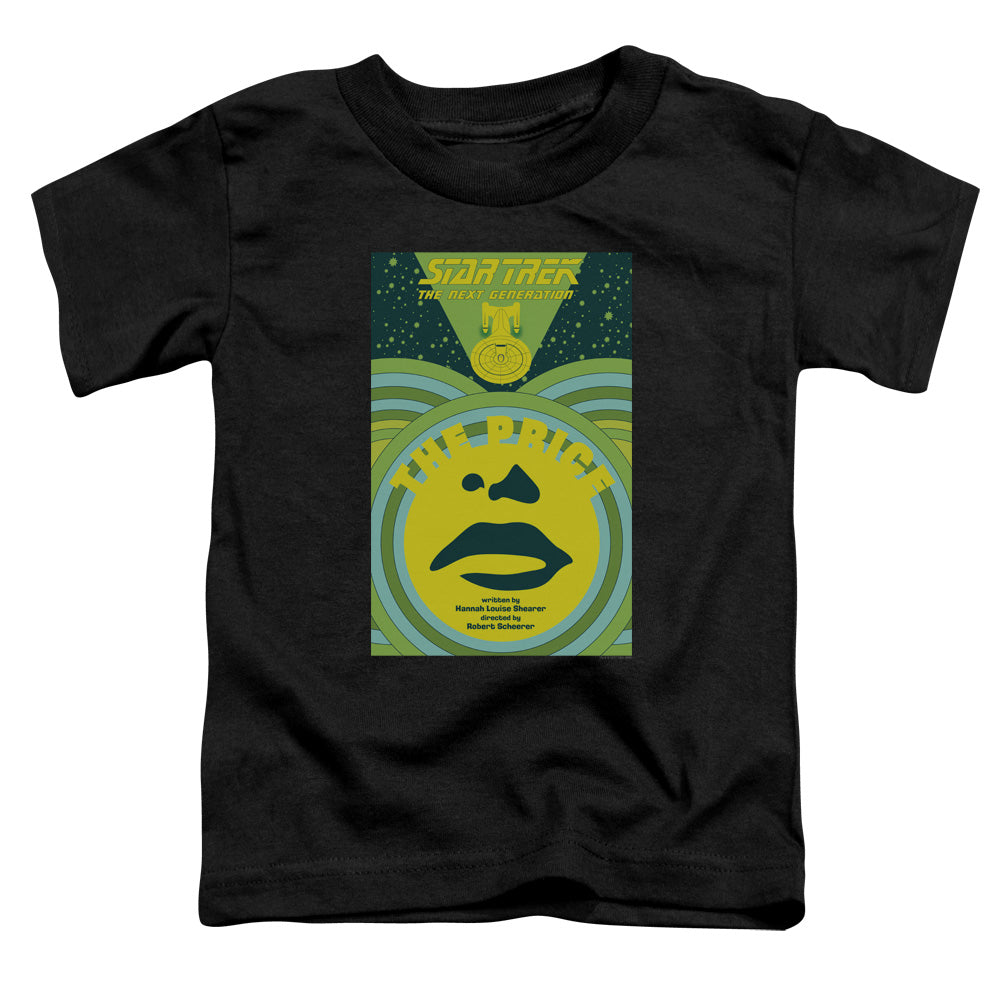 Star Trek/tng Season 3 Episode 8-s/s Toddler Tee-black