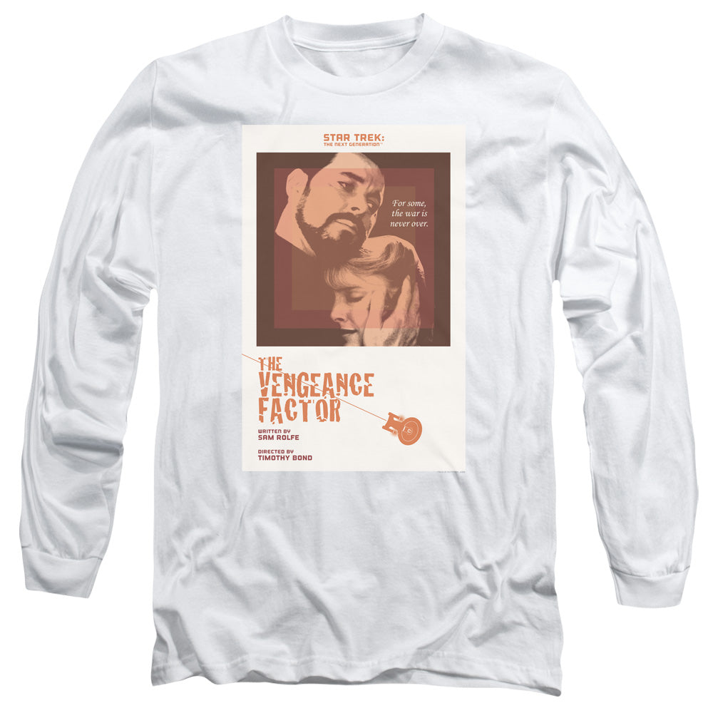 Star Trek/tng Season 3 Episode 9-s/s Adult 18/1-white