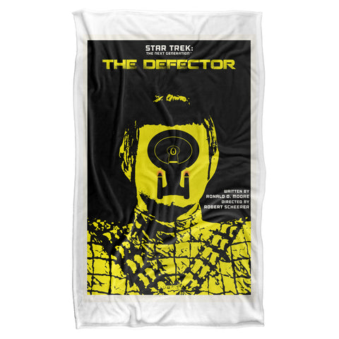 Star Trek/tng Season 3 Episode 10-silky Touch Blanket-white