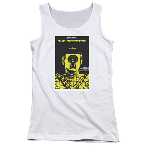 Star Trek/tng Season 3 Episode 10-juniors Tank Top-white