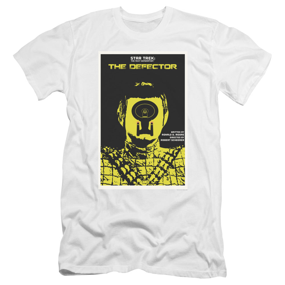 Star Trek/tng Season 3 Episode 10-premuim Canvas Adult Slim Fit 30/1-white