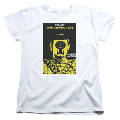 Star Trek/tng Season 3 Episode 10-s/s Womens Tee-white