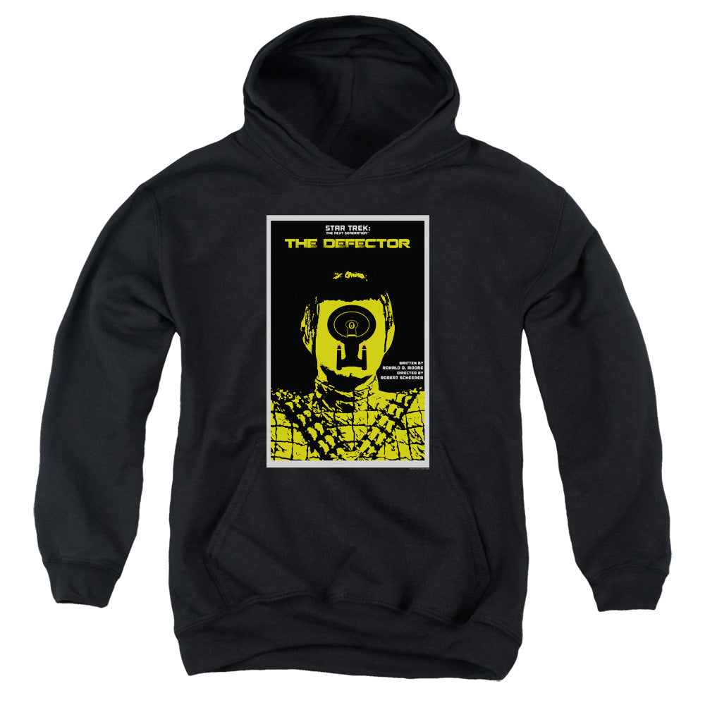Star Trek/tng Season 3 Episode 10-youth Pull-over Hoodie-black