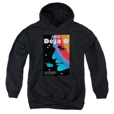 Star Trek/tng Season 3 Episode 13-youth Pull-over Hoodie-black