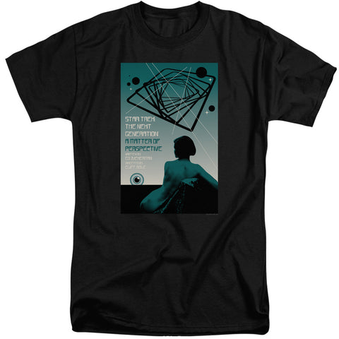 Star Trek/tng Season 3 Episode 14-s/s Adult Tall 18/1-black