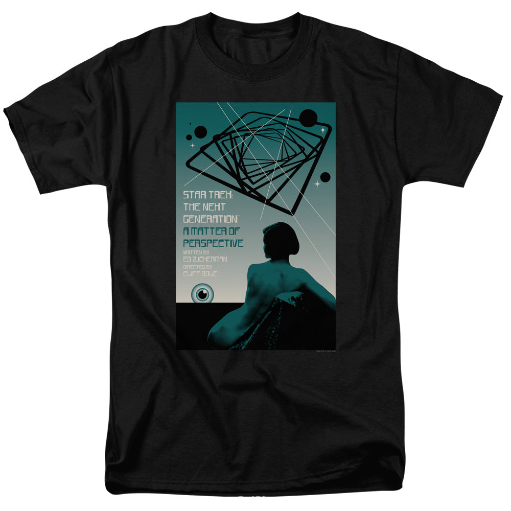 Star Trek/tng Season 3 Episode 14-s/s Adult 18/1-black