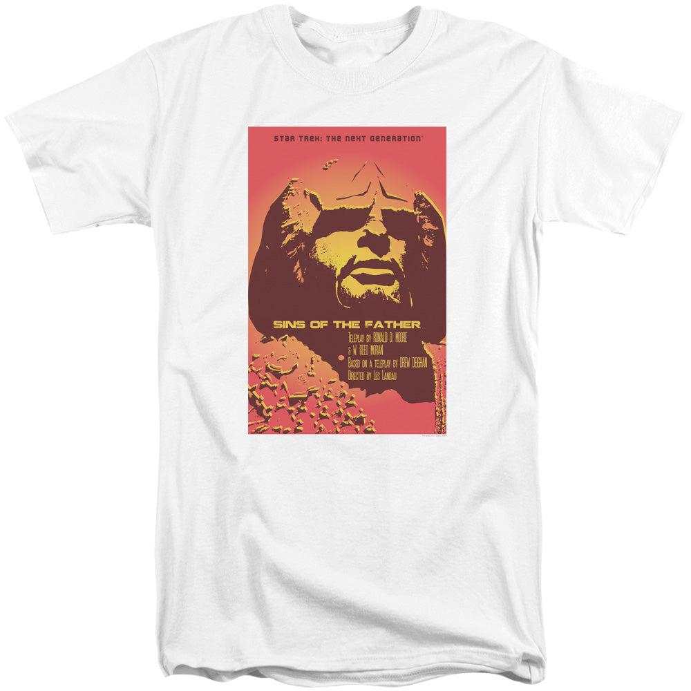 Star Trek/tng Season 3 Episode 17-s/s Adult Tall 18/1-white