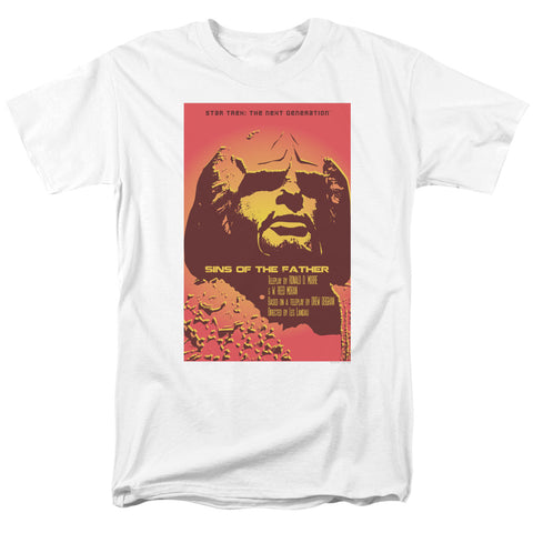 Star Trek/tng Season 3 Episode 17-s/s Adult 18/1-white