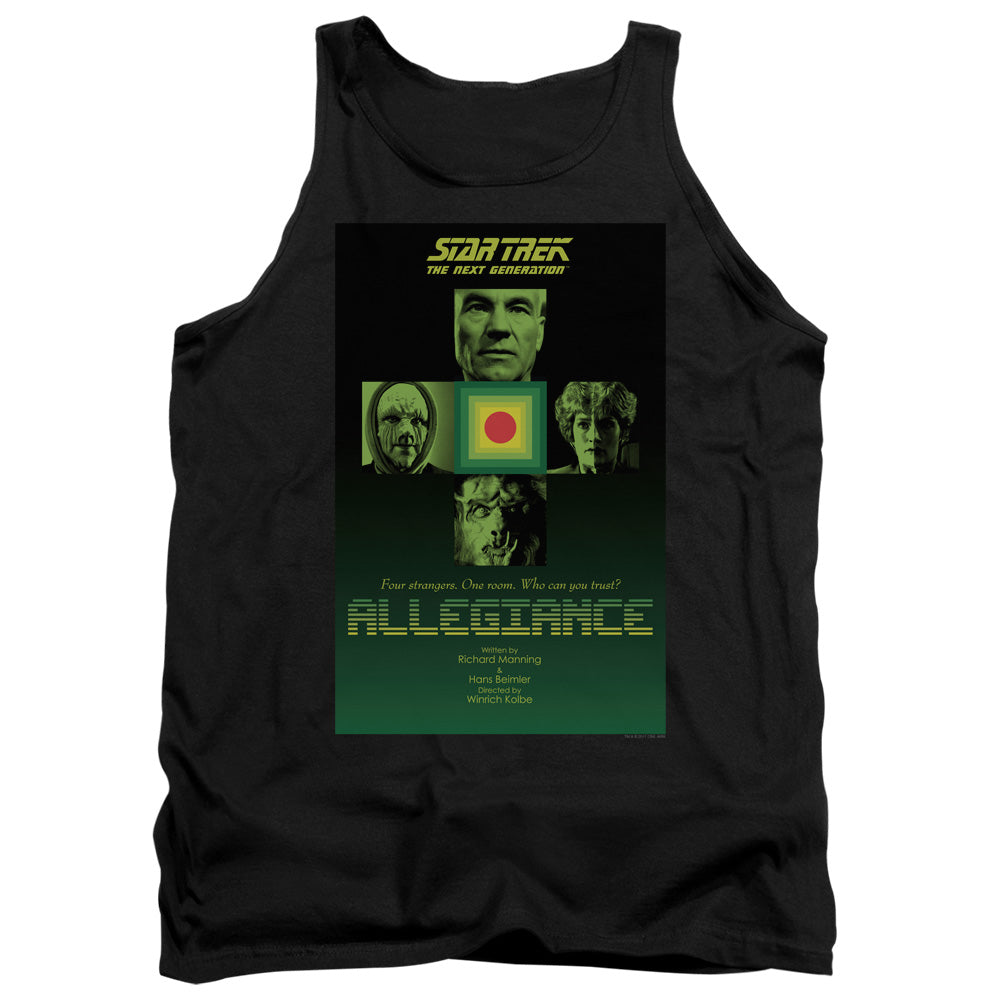 Star Trek/tng Season 3 Episode 18-adult Tank-black