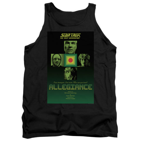 Star Trek/tng Season 3 Episode 18-adult Tank-black