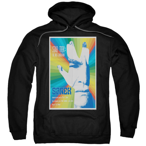 Star Trek/tng Season 3 Episode 23-adult Pull-over Hoodie-black