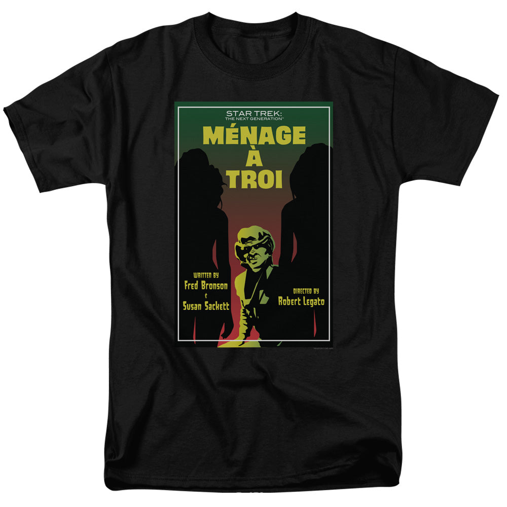 Star Trek/tng Season 3 Episode 24-s/s Adult 18/1-black