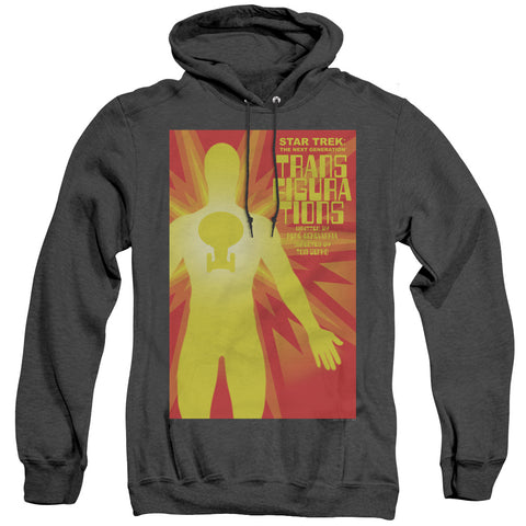 Star Trek/tng Season 3 Episode 25-adult Heather Hoodie-black