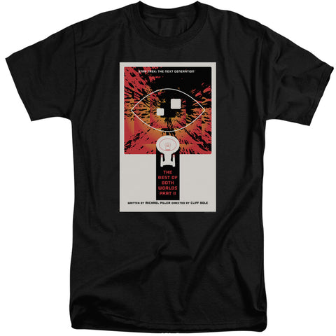 Star Trek/tng Season 4 Episode 1-s/s Adult Tall 18/1-black