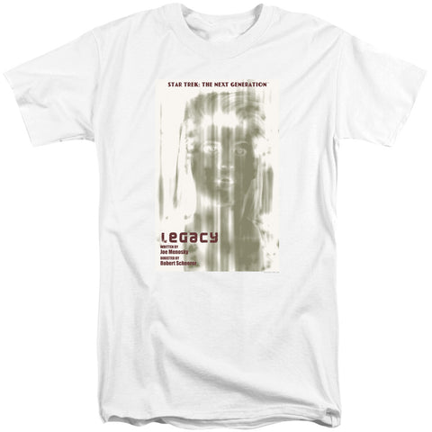 Star Trek/tng Season 4 Episode 6-s/s Adult Tall 18/1-white