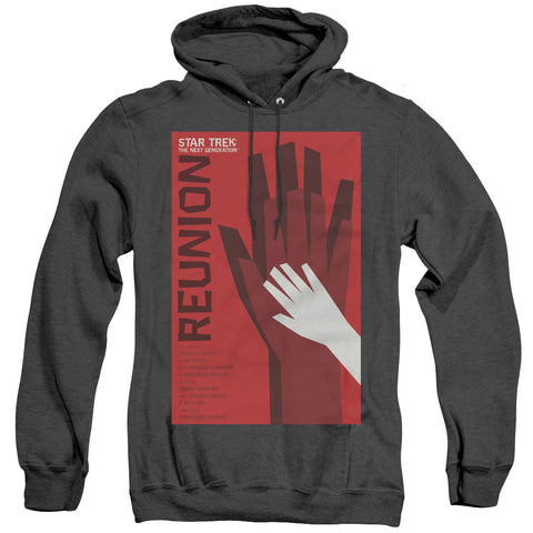 Star Trek/tng Season 4 Episode 7-adult Heather Hoodie-black