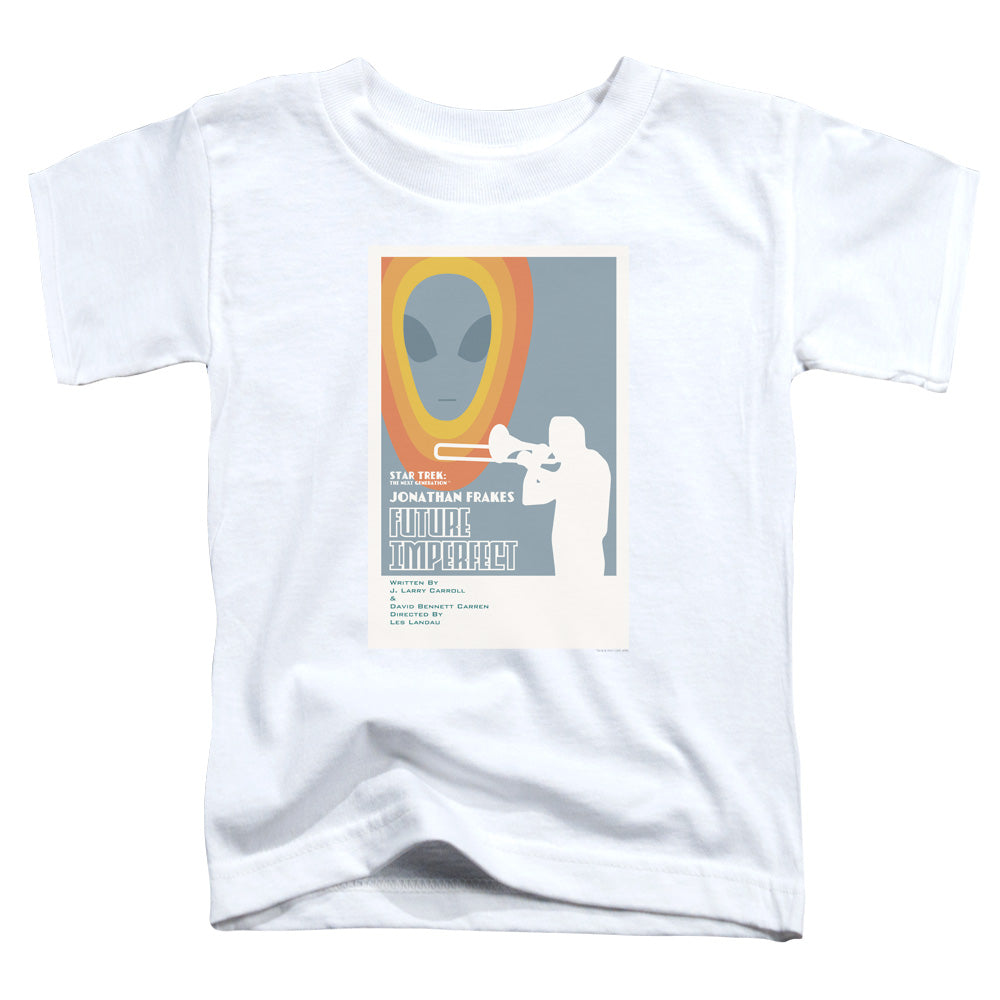 Star Trek/tng Season 4 Episode 8-s/s Toddler Tee-white
