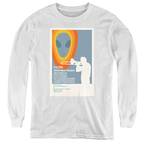 Star Trek/tng Season 4 Episode 8-youth Long Sleeve Tee-white