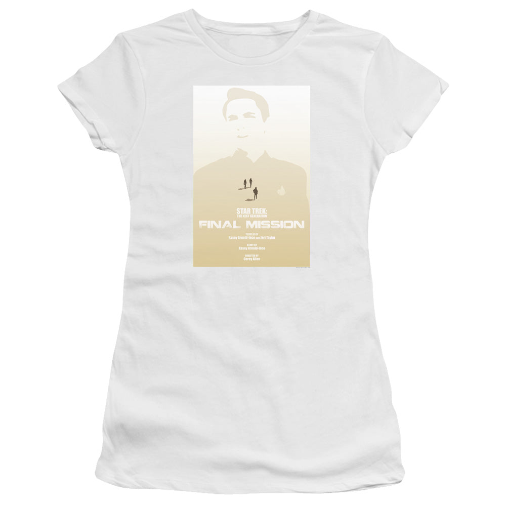 Star Trek/tng Season 4 Episode 9-s/s Junior Sheer-white
