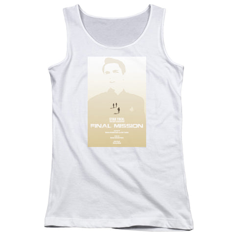 Star Trek/tng Season 4 Episode 9-juniors Tank Top-white