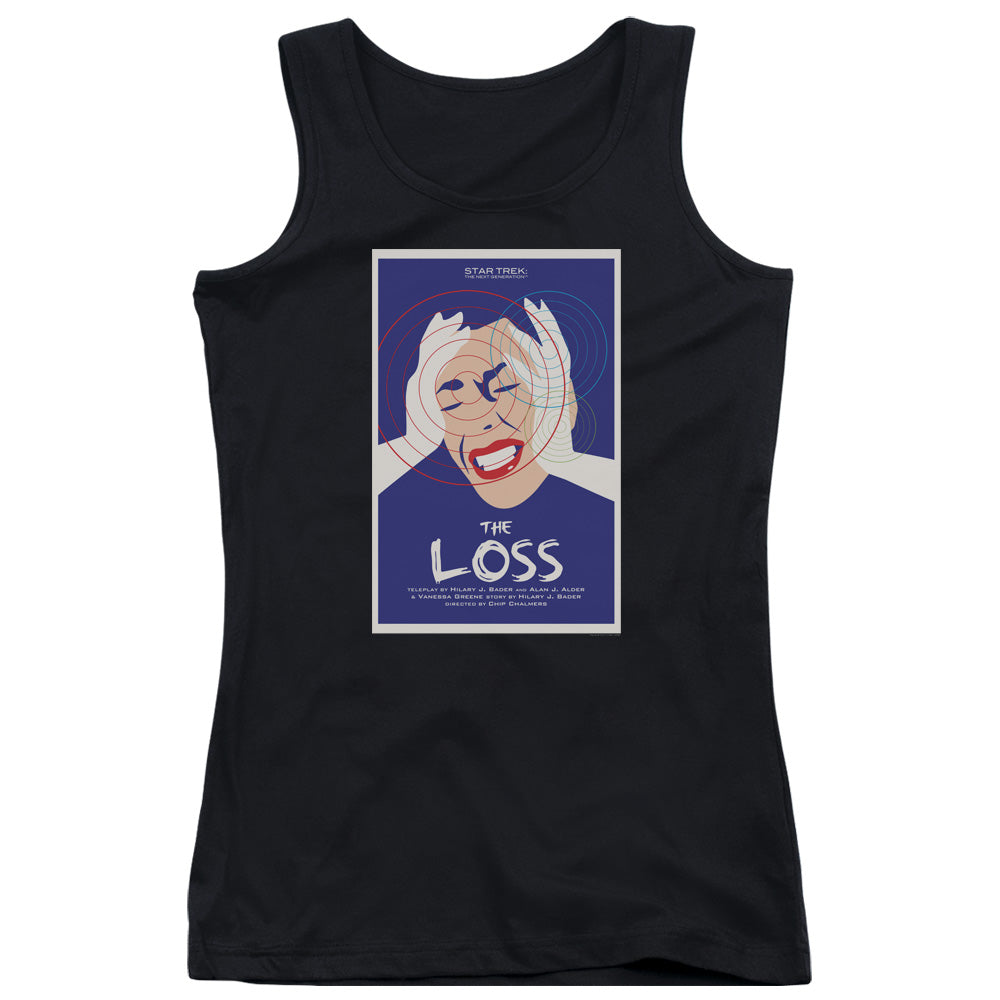 Star Trek/tng Season 4 Episode 10-juniors Tank Top-black