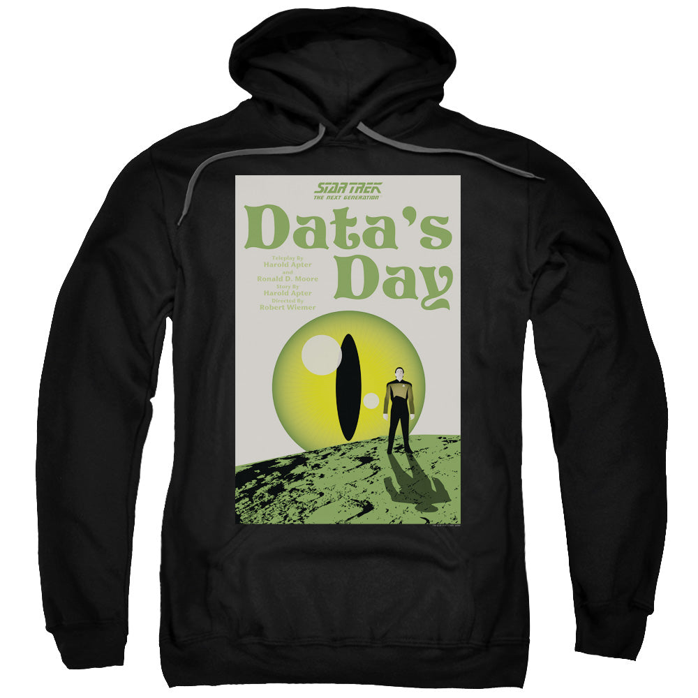 Star Trek/tng Season 4 Episode 11-adult Pull-over Hoodie-black