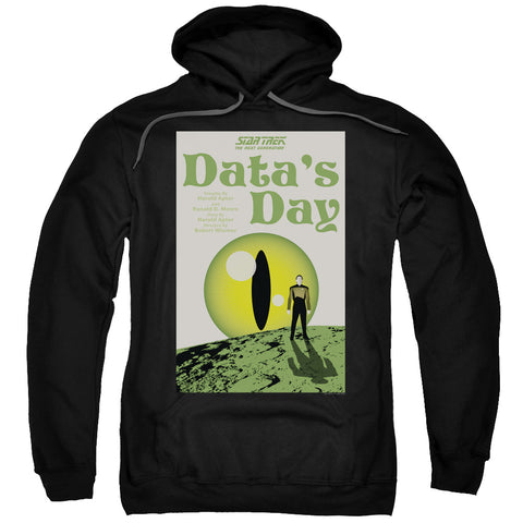 Star Trek/tng Season 4 Episode 11-adult Pull-over Hoodie-black