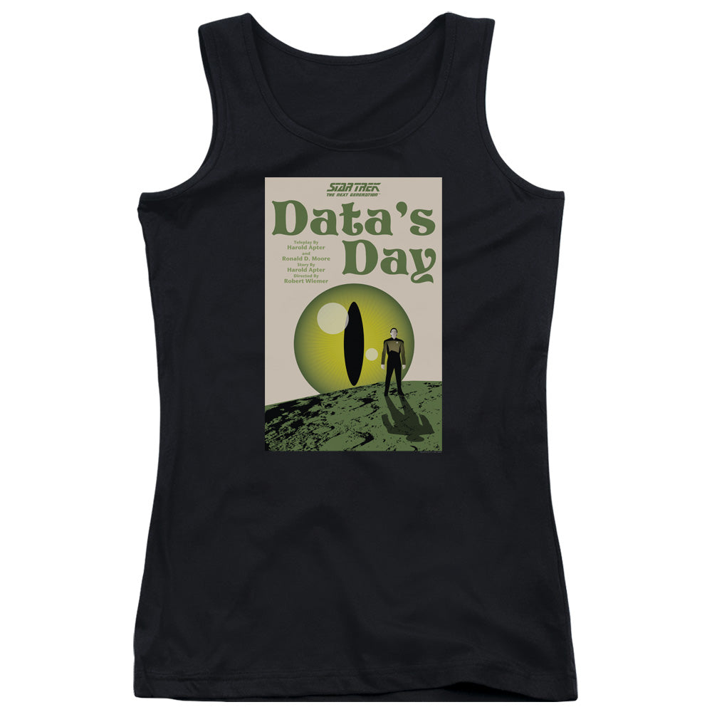 Star Trek/tng Season 4 Episode 11-juniors Tank Top-black
