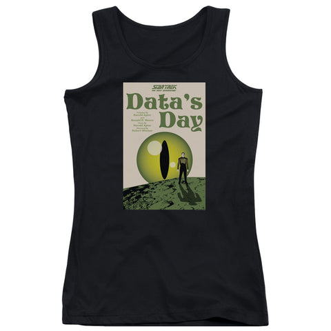 Star Trek/tng Season 4 Episode 11-juniors Tank Top-black